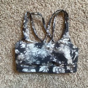 LULULEMON energy bra shibori dye